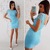 2018 LDZHPS Summer Fashion Women  Lace Dresses Casual O-Neck Short Sleeve Slim Dress Sexy Bodycon Sheath Mini Vestidos