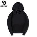 Fashion Color Hooides Men's Thick Clothes Winter Sweatshirts Men Hip Hop Streetwear Solid Fleece Hoody Man Clothing USA SIZE