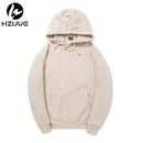 Fashion Color Hooides Men's Thick Clothes Winter Sweatshirts Men Hip Hop Streetwear Solid Fleece Hoody Man Clothing USA SIZE