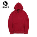 Fashion Color Hooides Men's Thick Clothes Winter Sweatshirts Men Hip Hop Streetwear Solid Fleece Hoody Man Clothing USA SIZE