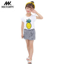 Girls Clothing Set 2018 New Summer O-Neck Sleeveless Toddler Girl Tops + Pants Girls Suit Kids Clothes Children Clothing Sets