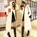 High Quality 2018 New Autumn Winter Design Women's Cotton Slim Zipper Coat Hooded Jackets Coats Overcoat Plus Size Down Parkas