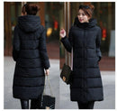 High Quality 2018 New Autumn Winter Design Women's Cotton Slim Zipper Coat Hooded Jackets Coats Overcoat Plus Size Down Parkas