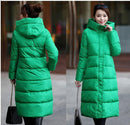 High Quality 2018 New Autumn Winter Design Women's Cotton Slim Zipper Coat Hooded Jackets Coats Overcoat Plus Size Down Parkas