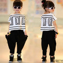 High Quality Baby Toddler Girls Clothing Set Little Big Kids Girl Clothes Set Summer T Shirt + Pants Set 2pcs Suit