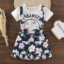 Kids Clothes Girls Dress 2017 Girls Clothing Sets 2pcs Toddler Girls Dresses Children Clothing Floral Summer Dress Z08