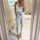 OL chiffon high waist harem pants Women stringy selvedge summer style casual pants female 2018 New black trousers