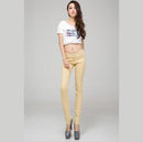 Best-selling! Female fashion stretch jeans, women cotton casual zipper jeans, 21 colors, sizes 25-31
