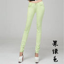Best-selling! Female fashion stretch jeans, women cotton casual zipper jeans, 21 colors, sizes 25-31