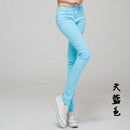 Best-selling! Female fashion stretch jeans, women cotton casual zipper jeans, 21 colors, sizes 25-31