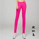 Best-selling! Female fashion stretch jeans, women cotton casual zipper jeans, 21 colors, sizes 25-31