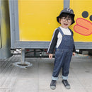 Jeans Overalls Spring Pants Kids Boys Jumpsuits kids Denim Bib Pants Trousers for Girls Striped Long Suspenders Pants
