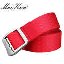 Maikun Nylon Belts for Men Luxury  Military Tactical Waistband Male Belt Jeans Belt for Men