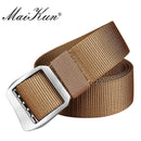 Maikun Nylon Belts for Men Luxury  Military Tactical Waistband Male Belt Jeans Belt for Men